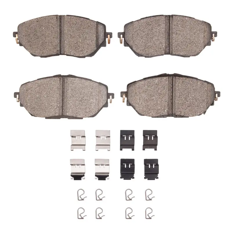 R1 18-22 Toyota C-Hr Front Ceramic Pads & Hardware Kit 1