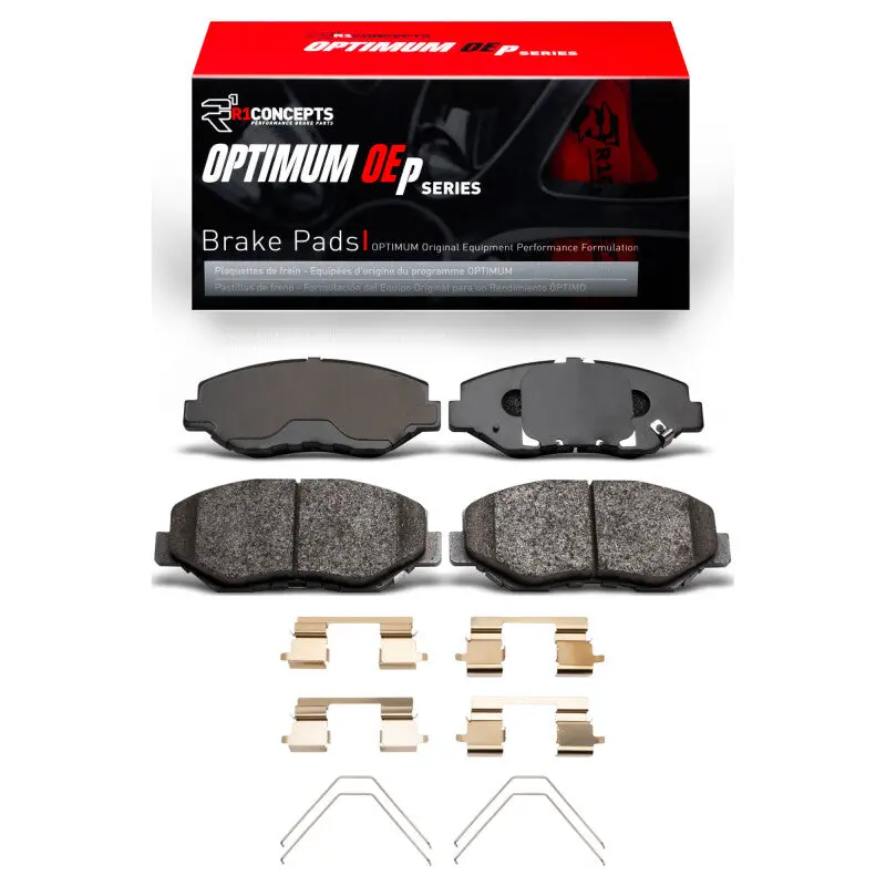 R1 13-14 Honda Fit (Usa/Canada) Front Optimum Oe Pads & Hardware Kit 1