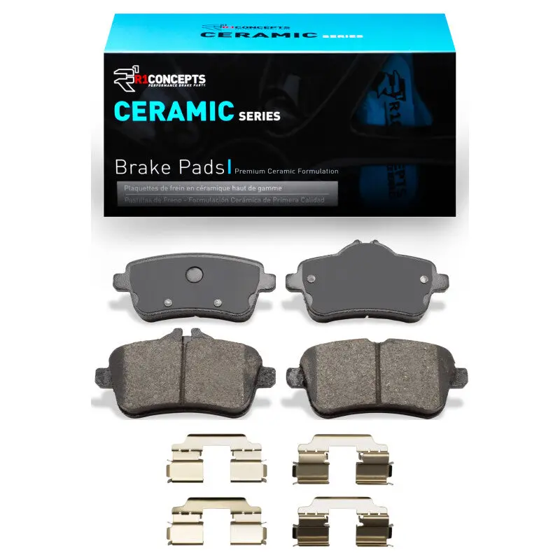 R1 2012-2018 Mercedes-Benz Gle400 Rear R1 Ceramic Pads & Hardware Kit 1
