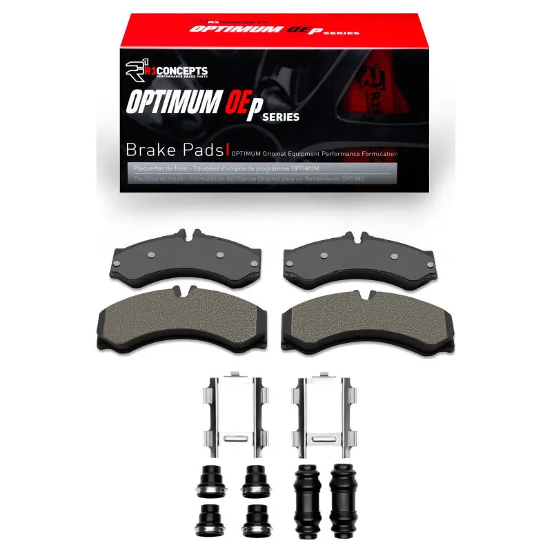 R1 02-06 Dodge Sprinter 3500 Front/Rear Optimum Oe Pads & Hardware Kit 1