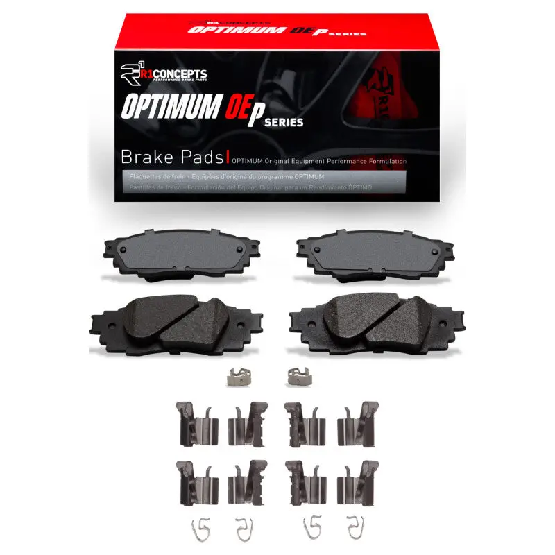 R1 2016-2025 Lexus Es300h Rear R1 Optimum Oe Pads & Hardware Kit 1