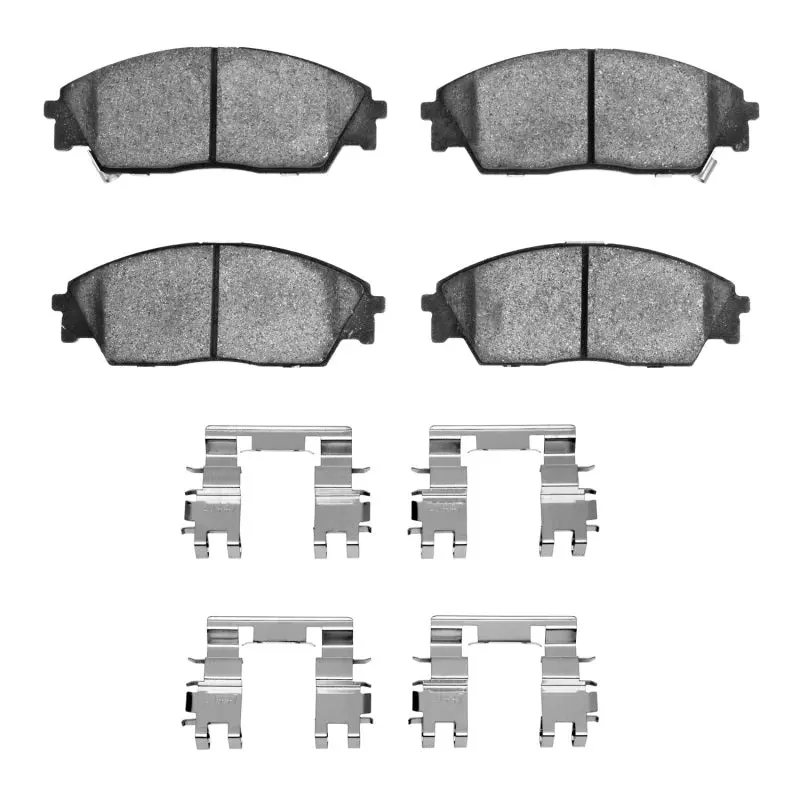 R1 88-91 Honda Prelude Front Semi Met Pads & Hardware Kit 1