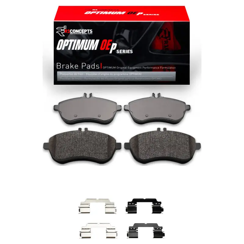 R1 08-16 Mercedes-Benz C300 Sedan Front Optimum Oe Pads & Hardware Kit 1