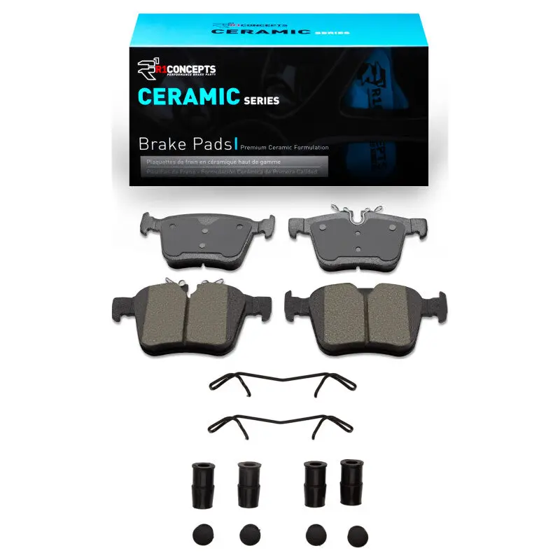 R1 2015-2025 Jaguar I-Pace Rear R1 Ceramic Pads & Hardware Kit 1