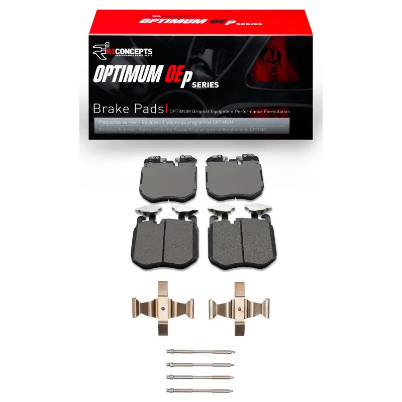 R1 2016-2022 Bmw 540I Xdrive Front R1 Optimum Oe Pads & Hardware Kit 1
