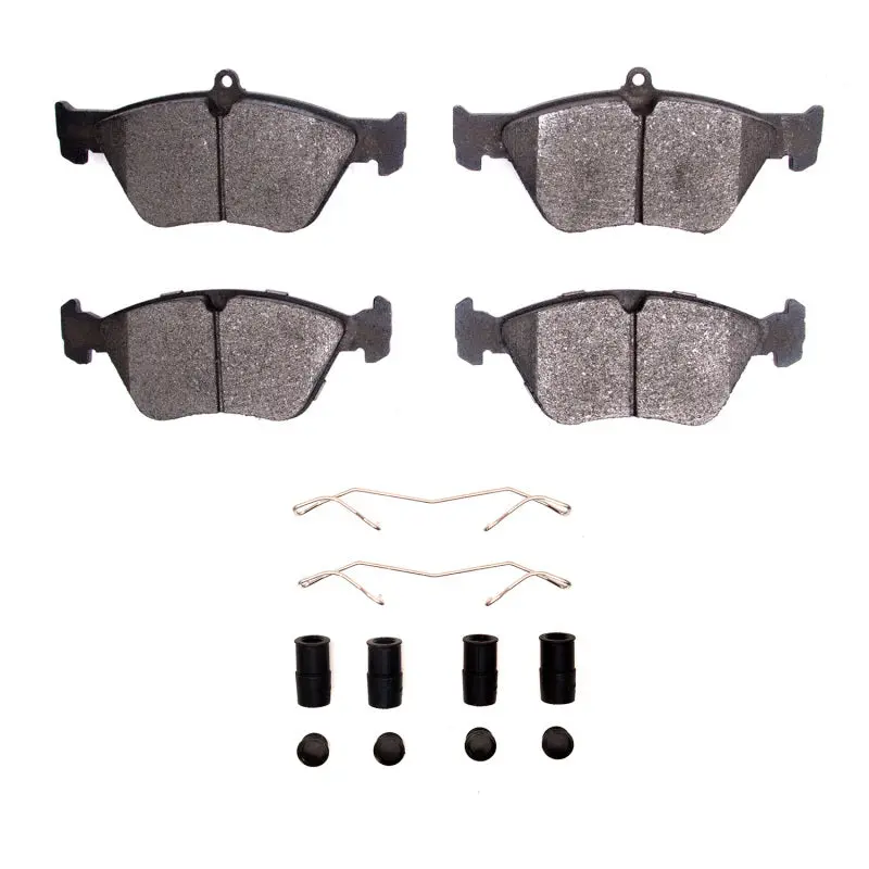 R1 94-96 Saab 900 Front Semi Met Pads & Hardware Kit 1