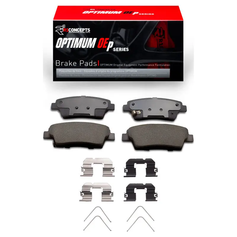 R1 18-20 Genesis G80 Rear Optimum Oe Pads & Hardware Kit 1