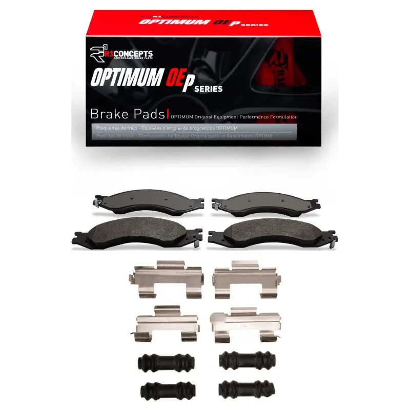 R1 03-10 Chevrolet C4500 Kodiak Front/Rear Optimum Oe Pads & Hardware Kit 1