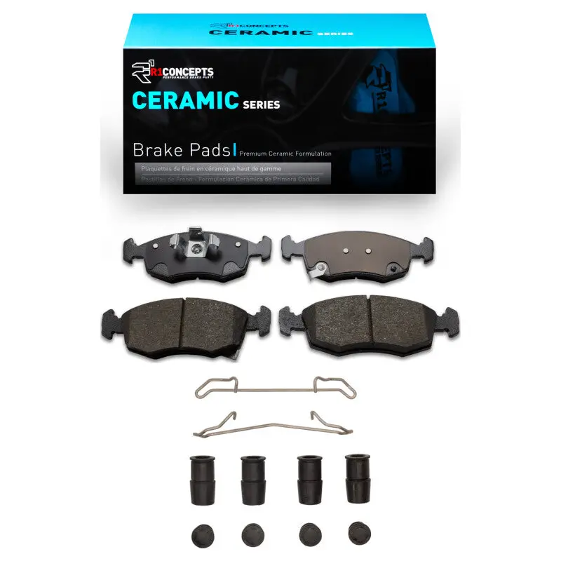 R1 2012-2019 Fiat 500 (Usa/Canada) Front R1 Ceramic Pads & Hardware Kit 1