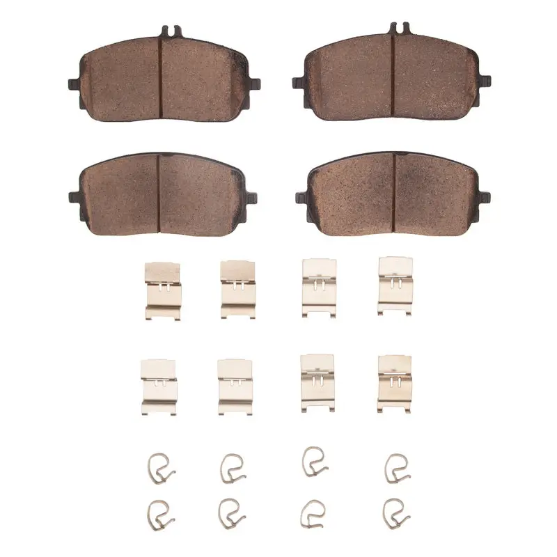R1 -25 Mercedes-Benz Eqb 350 Front Euro Ceramic Pads & Hardware Kit 1