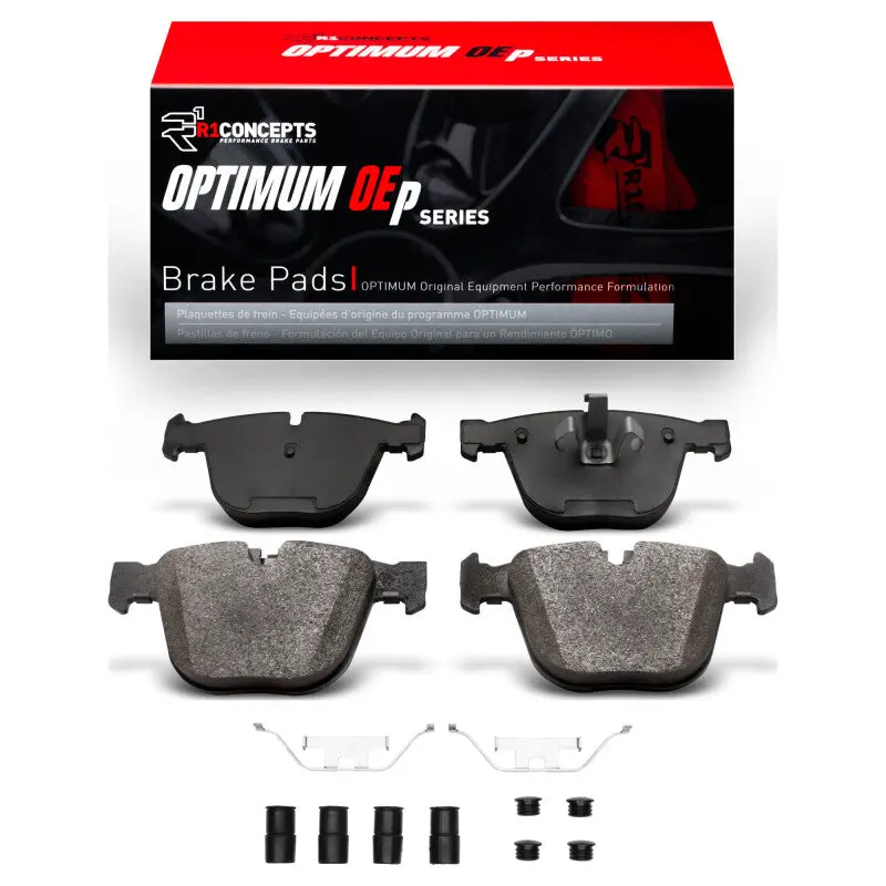 R1 09-17 Bmw 750I Rear Optimum Oe Pads & Hardware Kit 1