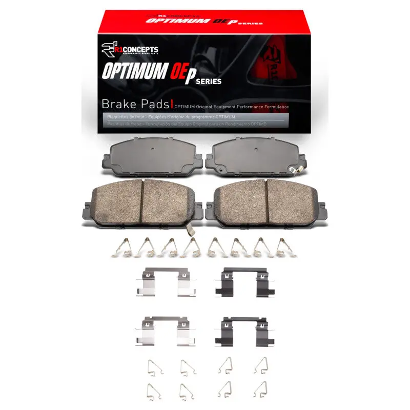 R1 17-21 Honda Clarity Front Optimum Oe Pads & Hardware Kit 1