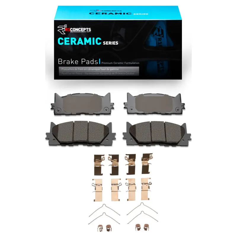 R1 2007-2018 Lexus Es350 Front R1 Ceramic Pads & Hardware Kit 1