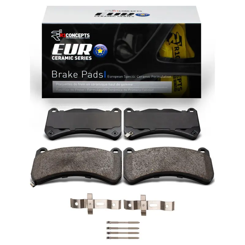 R1 08-25 Lexus Is F Front Euro Ceramic Pads & Hardware Kit 1