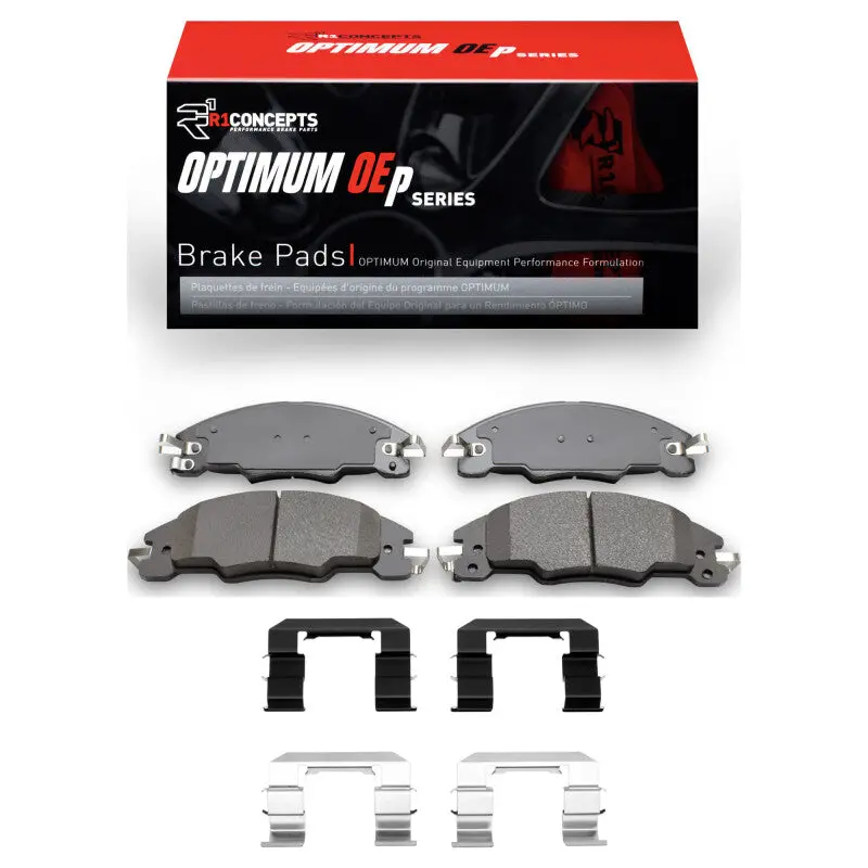 R1 08-11 Ford Focus Front Optimum Oe Pads & Hardware Kit 1