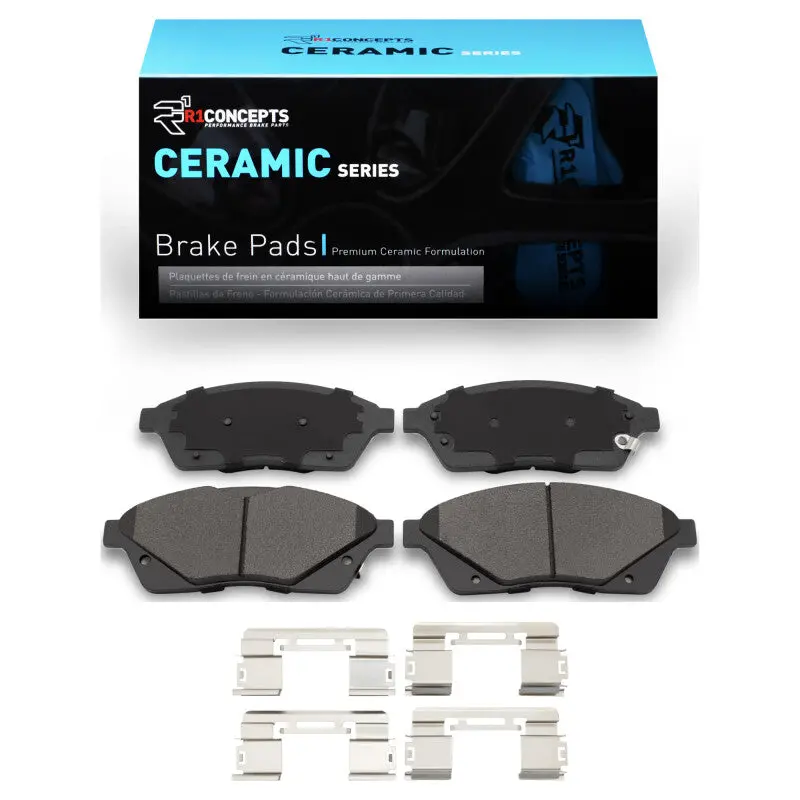 R1 10-16 Cadillac Srx Front Ceramic Pads & Hardware Kit 1