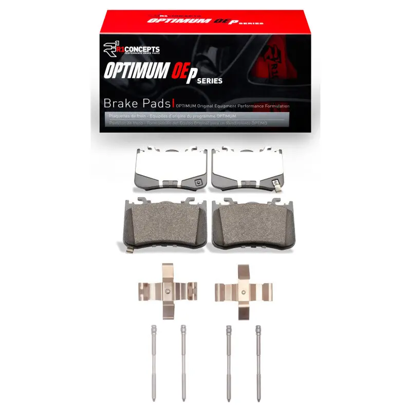 R1 2024-2025 Ford Mustang Rear R1 Optimum Oe Pads & Hardware Kit 1