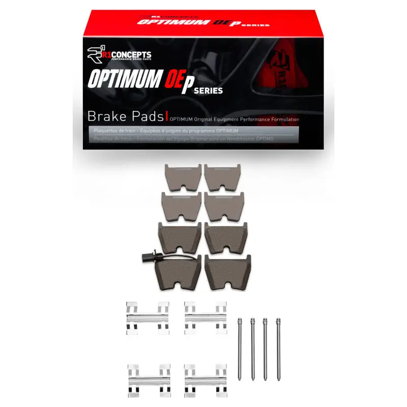 R1 2017-2021 Audi R8 Front R1 Optimum Oe Pads & Hardware Kit 1