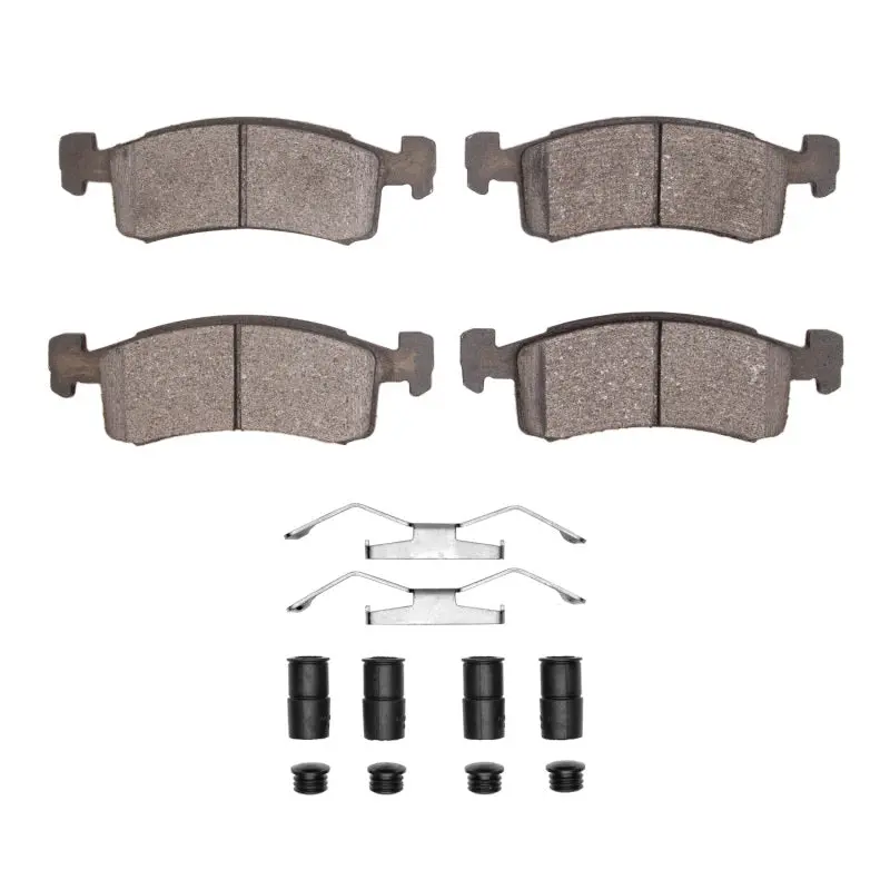 R1 1983-1987 Chrysler Laser Front R1 Semi Met Pads & Hardware Kit 1
