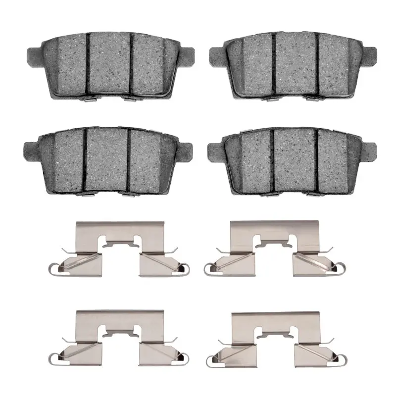 R1 2007-2015 Ford Edge Rear R1 Semi Met Pads & Hardware Kit 1