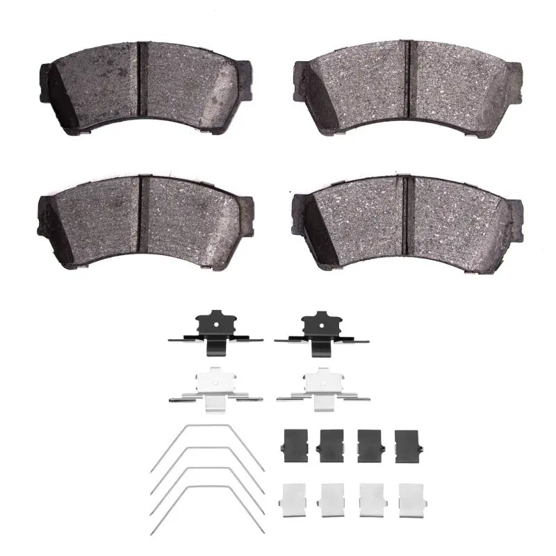 R1 2006-2013 Ford Fusion Front R1 Semi Met Pads & Hardware Kit 1