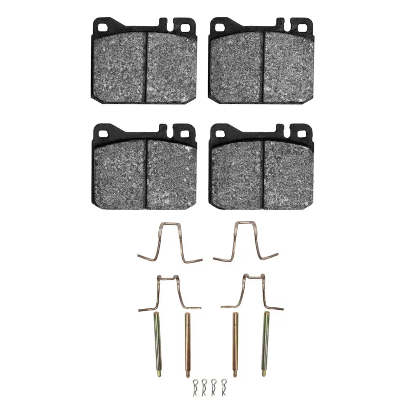 R1 73-79 Mercedes-Benz 300Cd Front Semi Met Pads & Hardware Kit 1