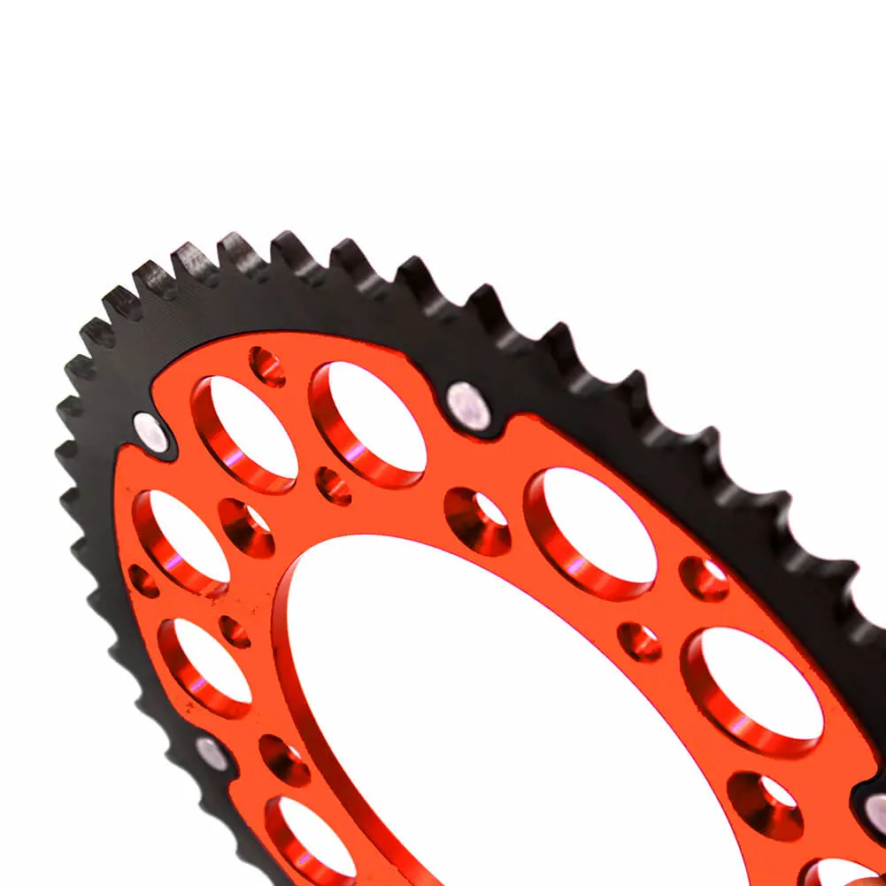 Kke 44T/48T/49T/50T/51T/52T Orange Sprocket For Ktm 125-530Cc 2003-2024 5