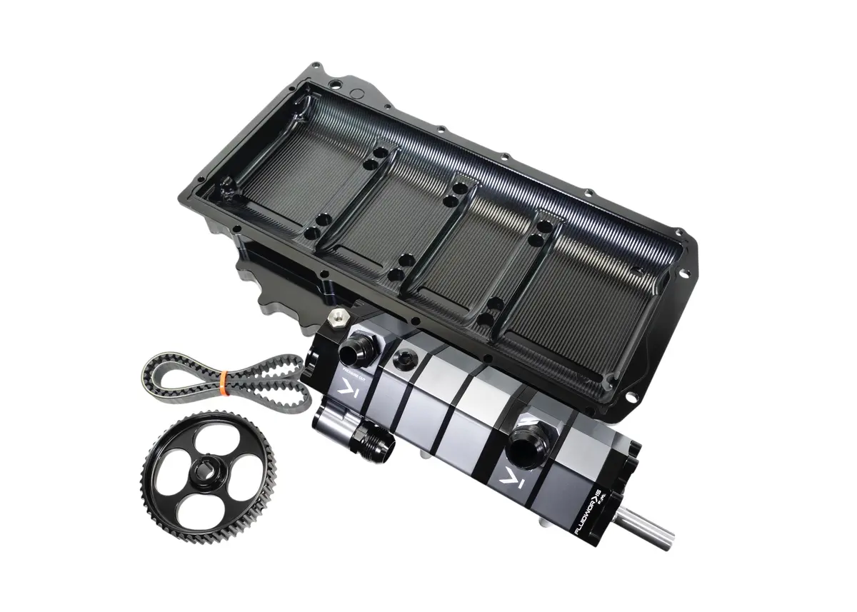 Ls 6 Stage Billet Dry Sump Pan / Pump Combo 1