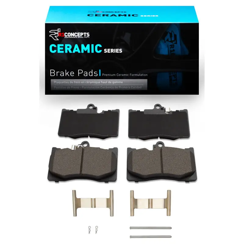 R1 2006-2025 Lexus Gs460 Front R1 Ceramic Pads & Hardware Kit 1