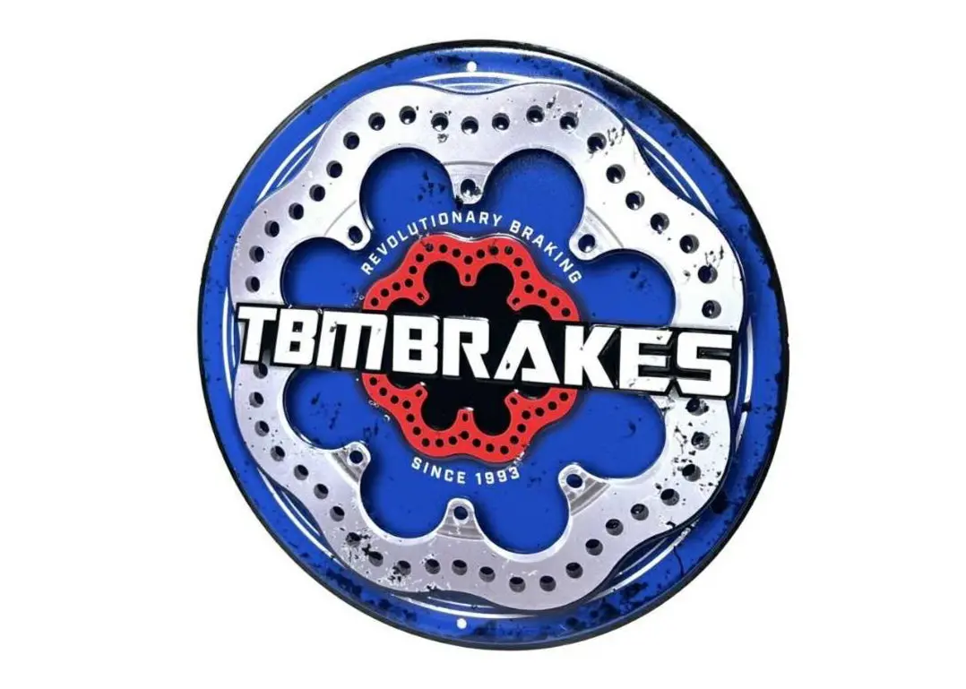 Tbm 12" Stamped Metal Sign 1