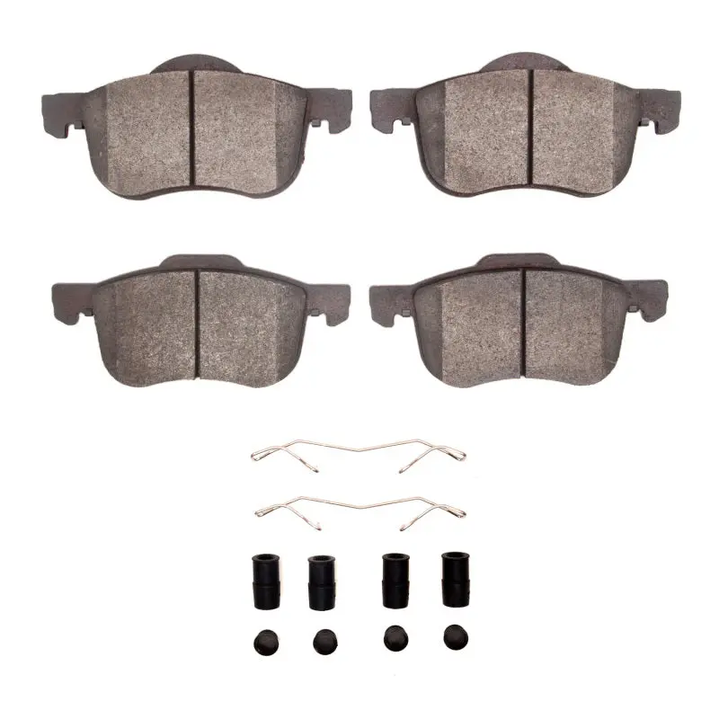 R1 99-09 Volvo S80 Front Euro Ceramic Pads & Hardware Kit 1