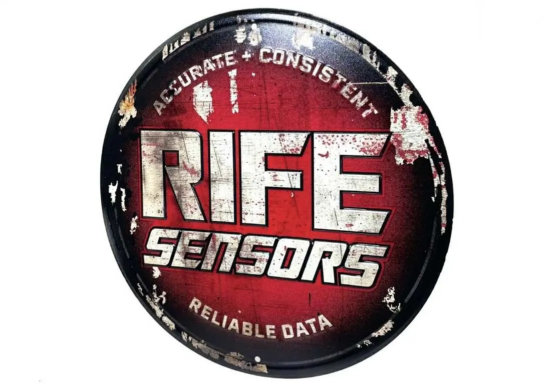 Rife 12" Stamped Metal Sign 1