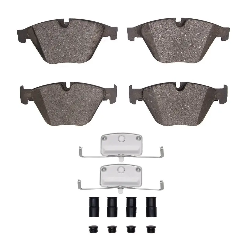 R1 11-19 Bmw 535I Xdrive Front Semi Met Pads & Hardware Kit 1