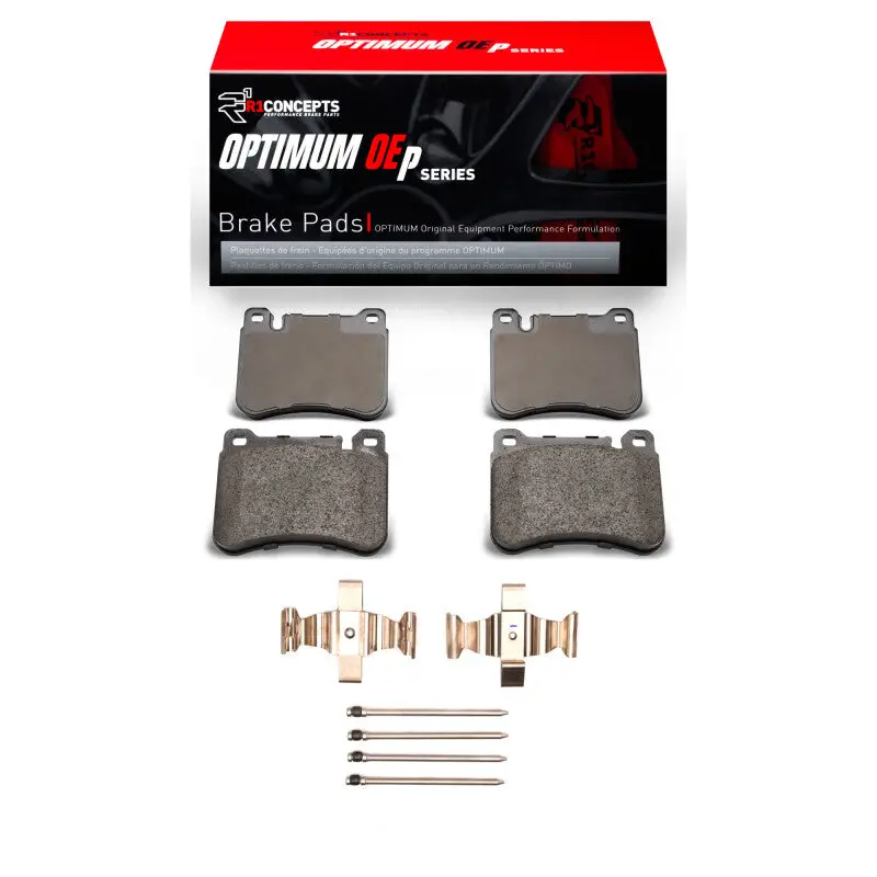 R1 05-11 Mercedes-Benz Slk300 Front Optimum Oe Pads & Hardware Kit 1