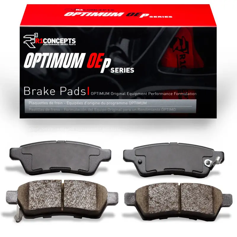 R1 05-25 Nissan Frontier Rear R1 Optimum Oe Brake Pads 1