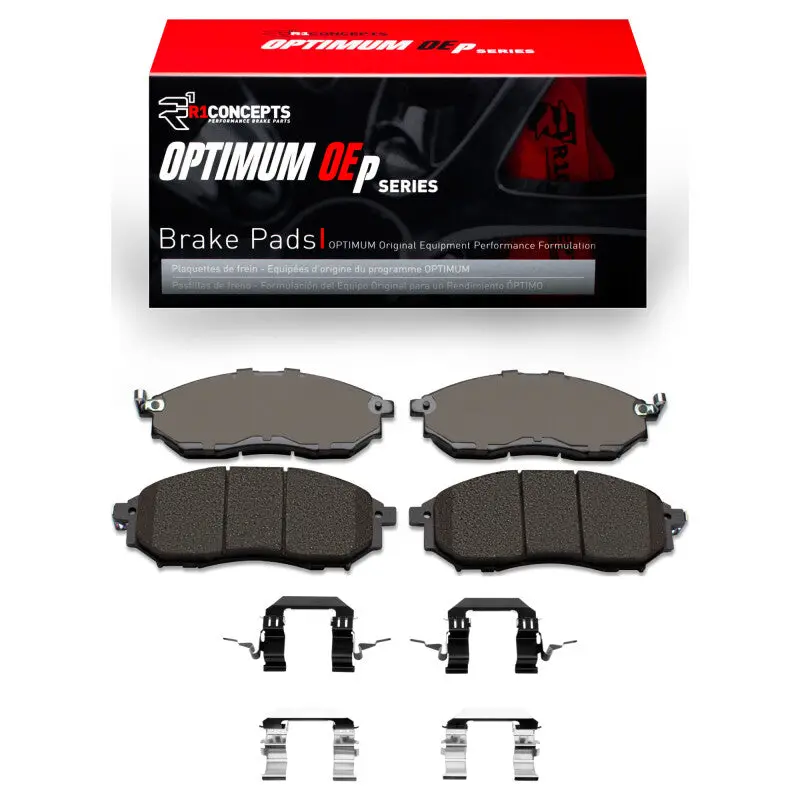 R1 2002-2020 Infiniti Qx70 Front R1 Optimum Oe Pads & Hardware Kit 1