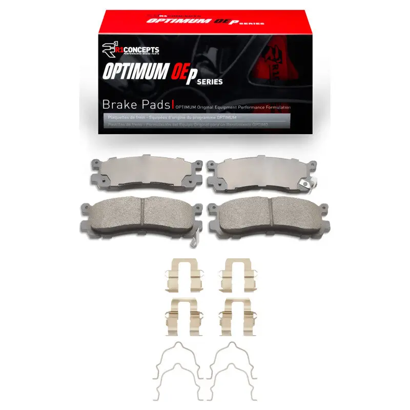 R1 88-91 Mazda 929 Rear Optimum Oe Pads & Hardware Kit 1