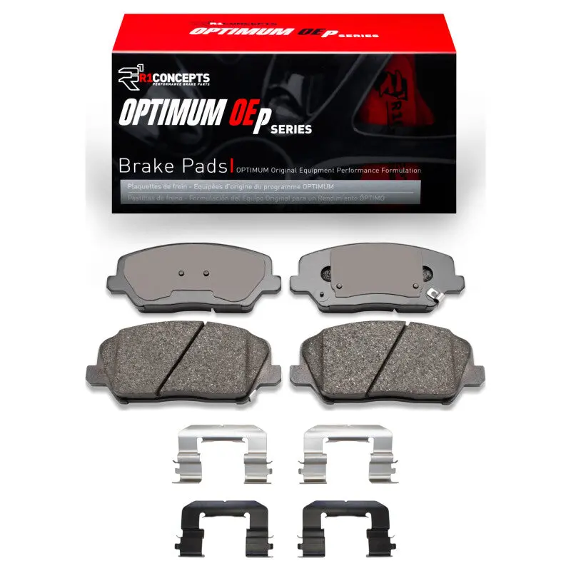 R1 14-18 Kia Forte Front Optimum Oe Pads & Hardware Kit 1