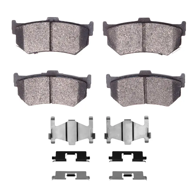 R1 1984-1994 Honda Prelude Rear R1 Semi Met Pads & Hardware Kit 1