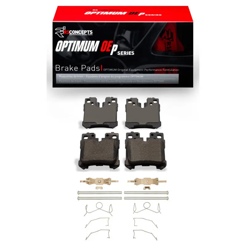 R1 2018-2025 Lexus Ls500h Rear R1 Optimum Oe Pads & Hardware Kit 1