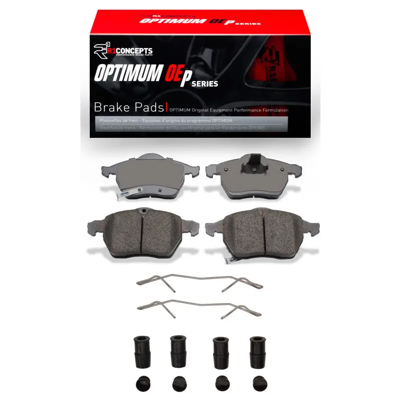 R1 97-10 Saab 9-5 Front Optimum Oe Pads & Hardware Kit 1