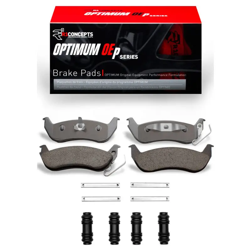 R1 03-11 Ford Ranger (Usa/Canada) Rear Optimum Oe Pads & Hardware Kit 1