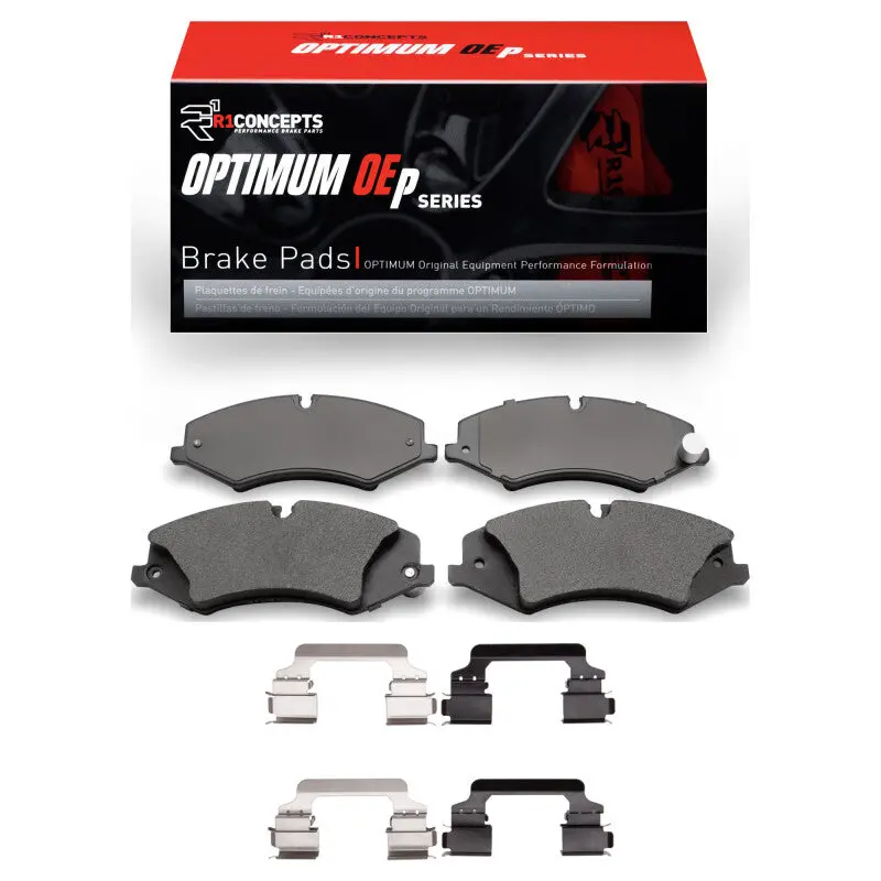 R1 10-17 Land Rover Discovery Front Optimum Oe Pads & Hardware Kit 1