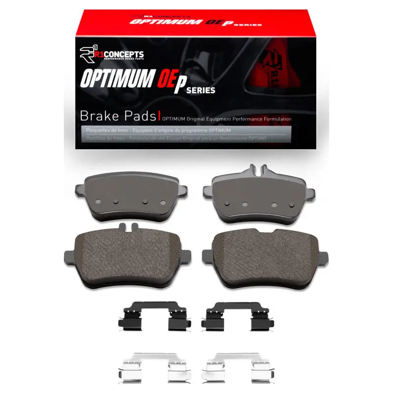 R1 2013-2021 Mercedes-Benz Sl550 Rear R1 Optimum Oe Pads & Hardware Kit 1