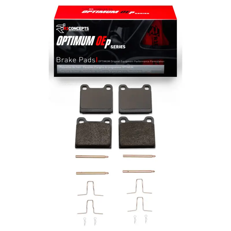 R1 67-91 Mercedes-Benz 230Sl Rear Optimum Oe Pads & Hardware Kit 1