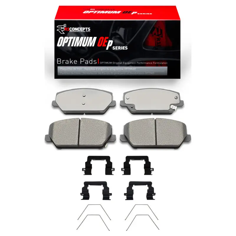 R1 2022-2025 Hyundai Elantra N Front R1 Optimum Oe Pads & Hardware Kit 1