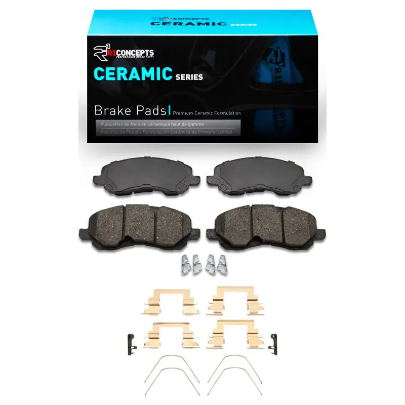 R1 2016-2017 Jeep Patriot Front R1 Ceramic Pads & Hardware Kit 1