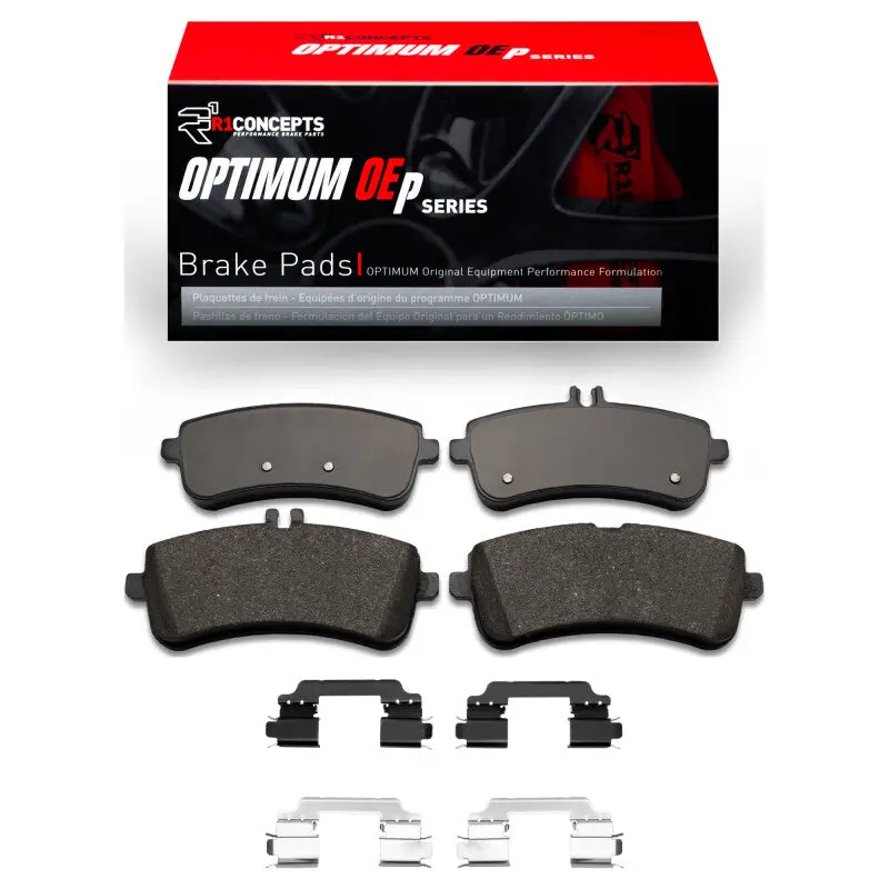 R1 15-17 Mercedes-Benz S600 Rear Optimum Oe Pads & Hardware Kit 1