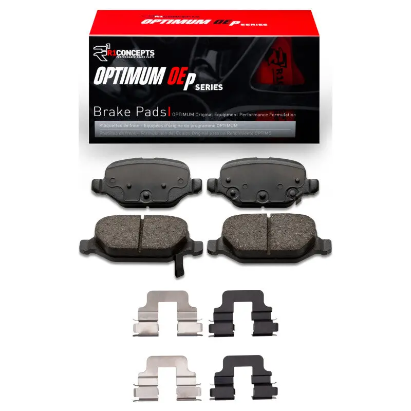 R1 09-19 Fiat 500 (Mexico) Rear Optimum Oe Pads & Hardware Kit 1