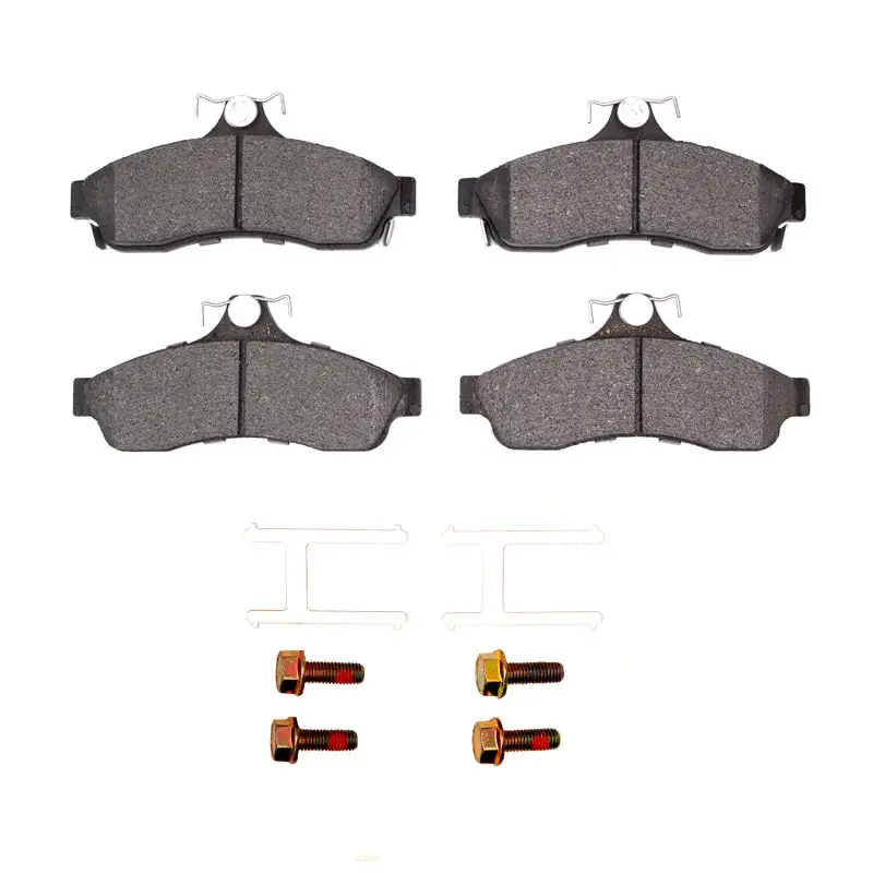 R1 94-96 Chevrolet Caprice Rear Semi Met Pads & Hardware Kit 1